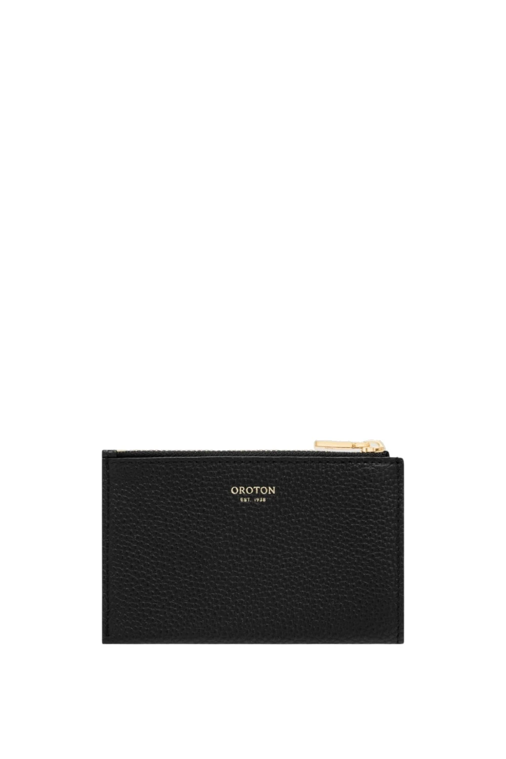 Oroton Margot 4 Credit Card Mini Zip Pouch Black | Wallets & Purses | Luxury Shoes Oroton Margot 4 Credit Card Mini Zip Pouch Black
