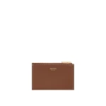 Oroton Margot 4 Credit Card Mini Zip Pouch Whiskey