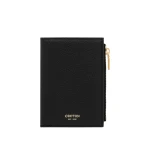 Oroton Margot Mini 10 Credit Card Zip Wallet Black