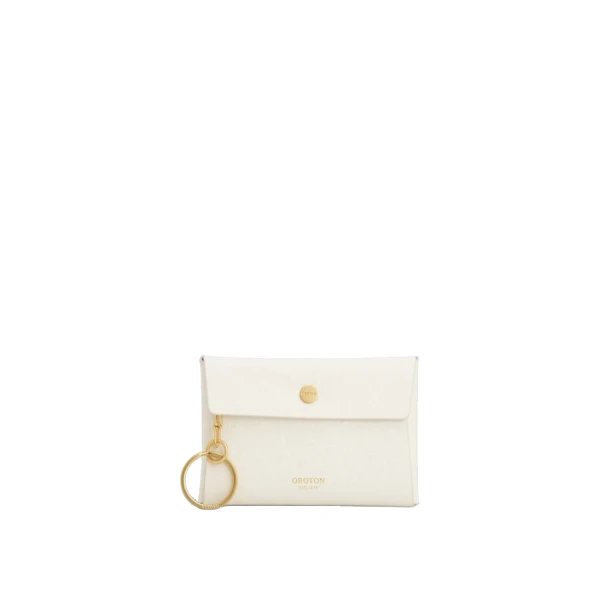 Margot Texture Keyring Pouch Warm White