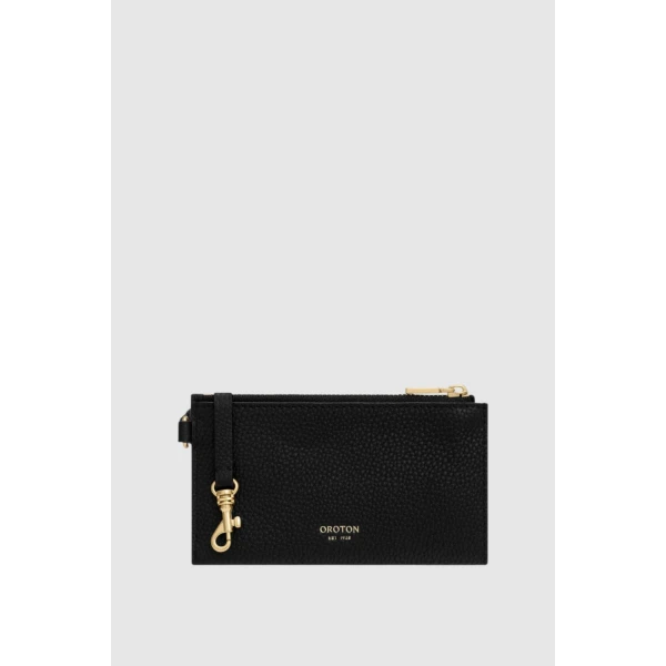 Oroton Margot Wallet & Pouch Black, view 4