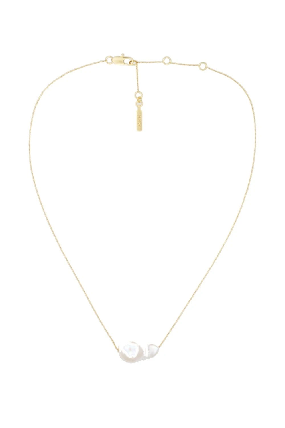 Oroton Marleigh Pearl Pendant Worn Gold/White | Necklace | Luxury Shoes Oroton Marleigh Pearl Pendant Worn Gold/White