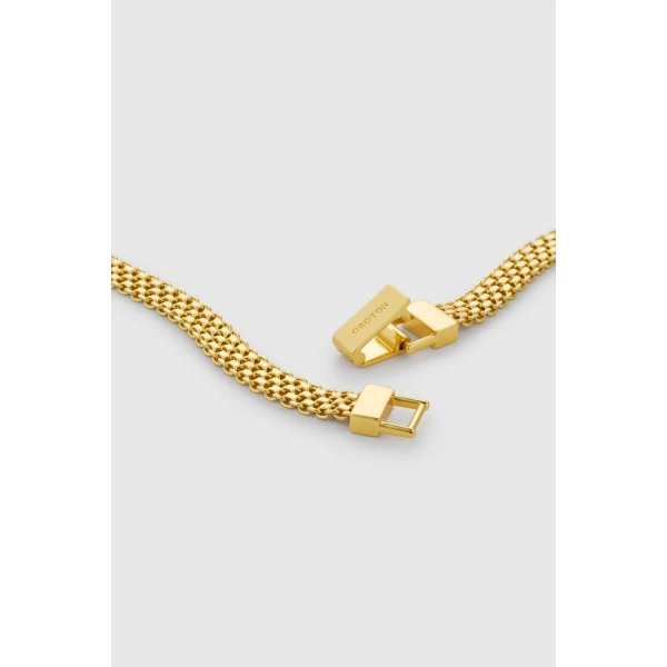 Oroton Mathilde Necklace Worn Gold, view 4