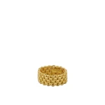 Oroton Mathilde Ring Worn Gold | Rings | Luxury Shoes Oroton Mathilde Ring Worn Gold