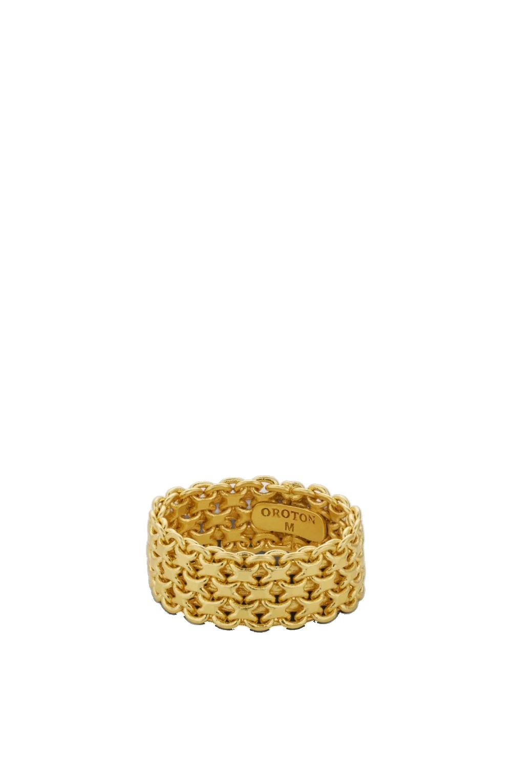 Oroton Mathilde Ring Worn Gold | Rings | Luxury Shoes Oroton Mathilde Ring Worn Gold