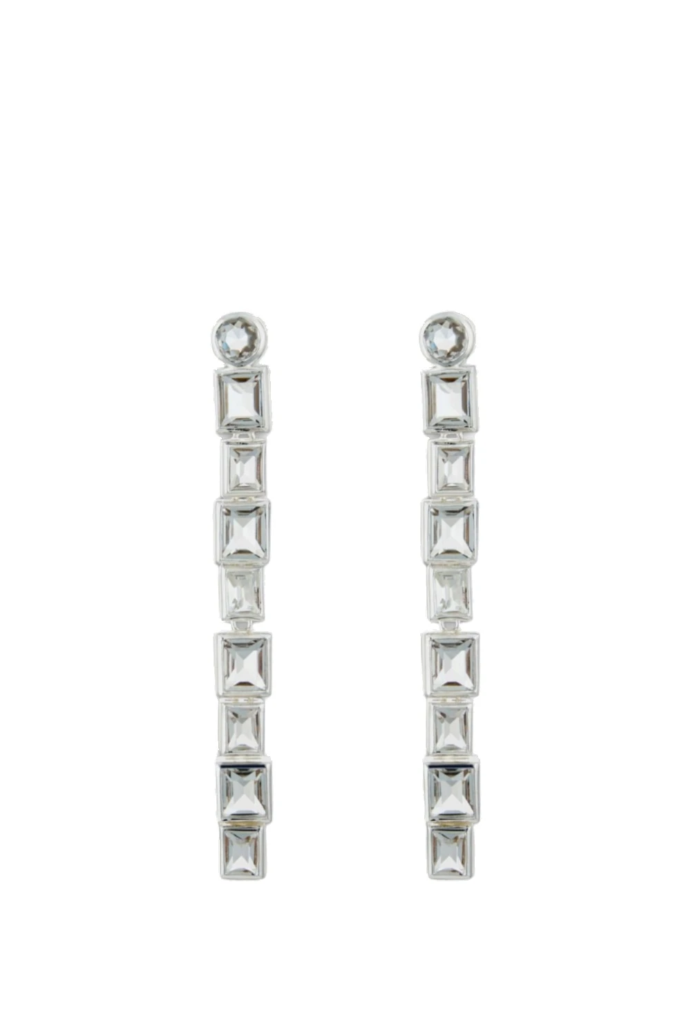 Oroton Myrell Long Drop Earrings Ice Blue | Earrings | Luxury Shoes Oroton Myrell Long Drop Earrings Ice Blue