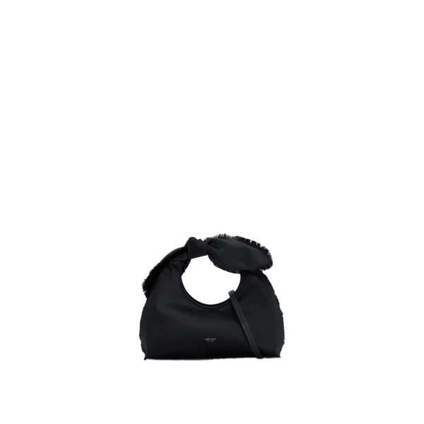 Myrtle Satin Mini Bag Black