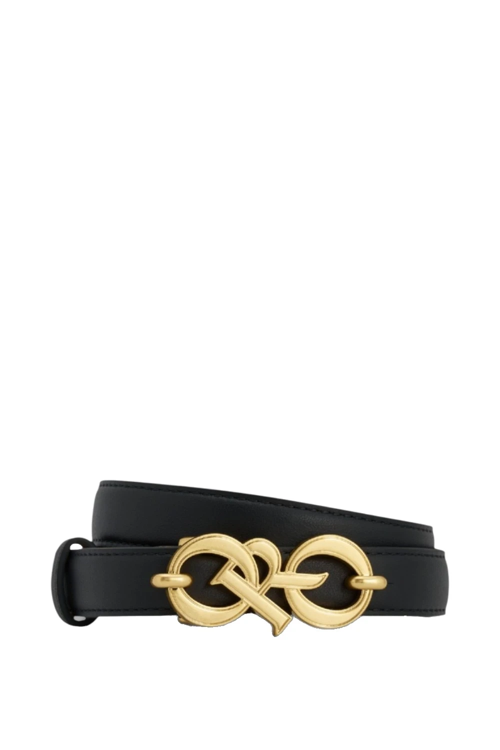 Oroton Olivia 20mm Logo Belt Black | Belts | Luxury Shoes Oroton Olivia 20mm Logo Belt Black