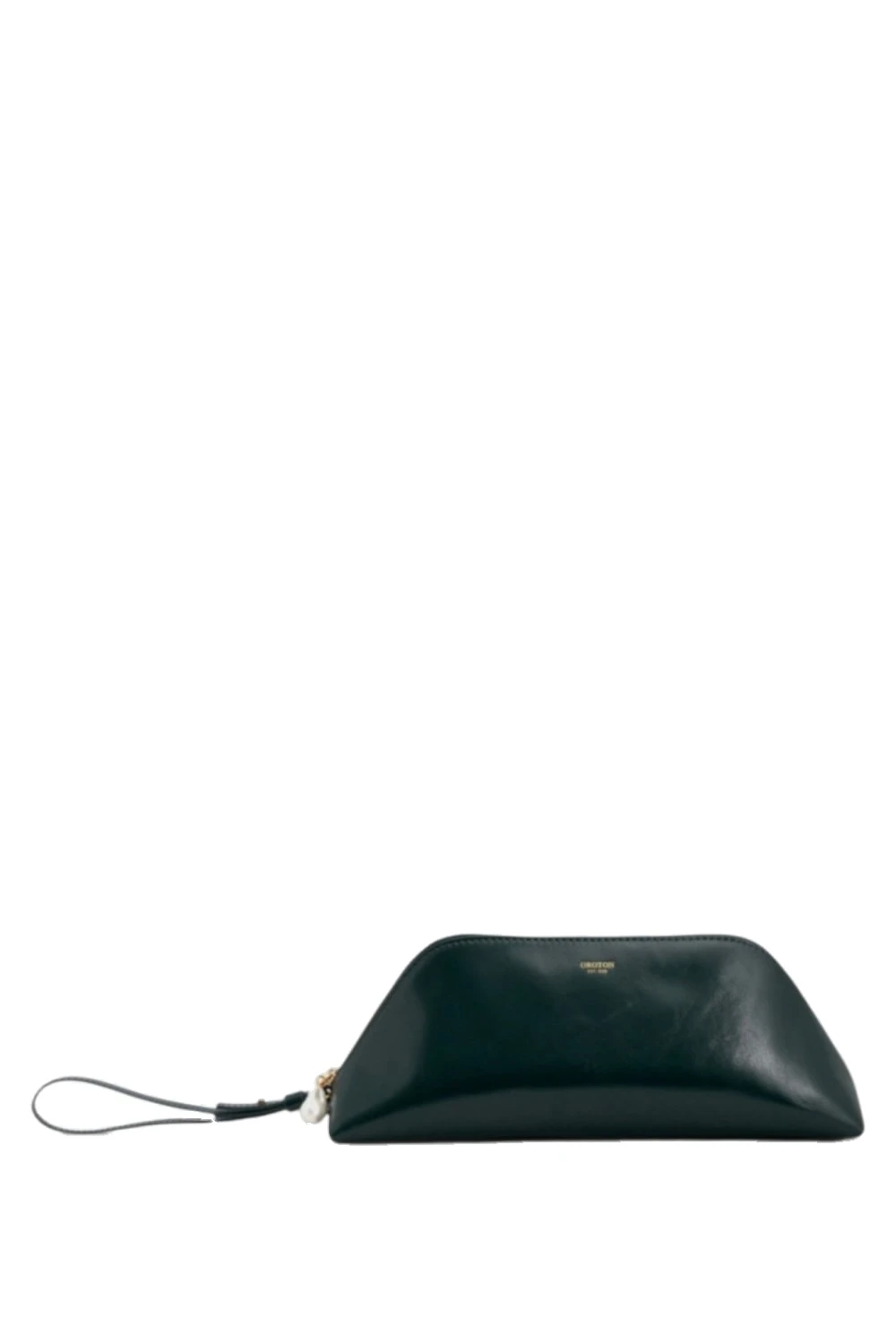 Oroton Ophelia Crackle Beauty Case Pouch Shade Green | Wallets & Purses | Luxury Shoes Oroton Ophelia Crackle Beauty Case Pouch Shade Green
