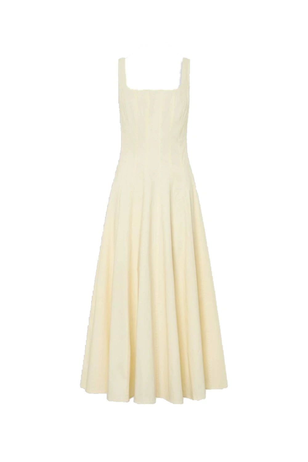 Oroton Panelled Day Dress Pale Lemon | Day & Casual Dresses | Luxury Shoes Oroton Panelled Day Dress Pale Lemon