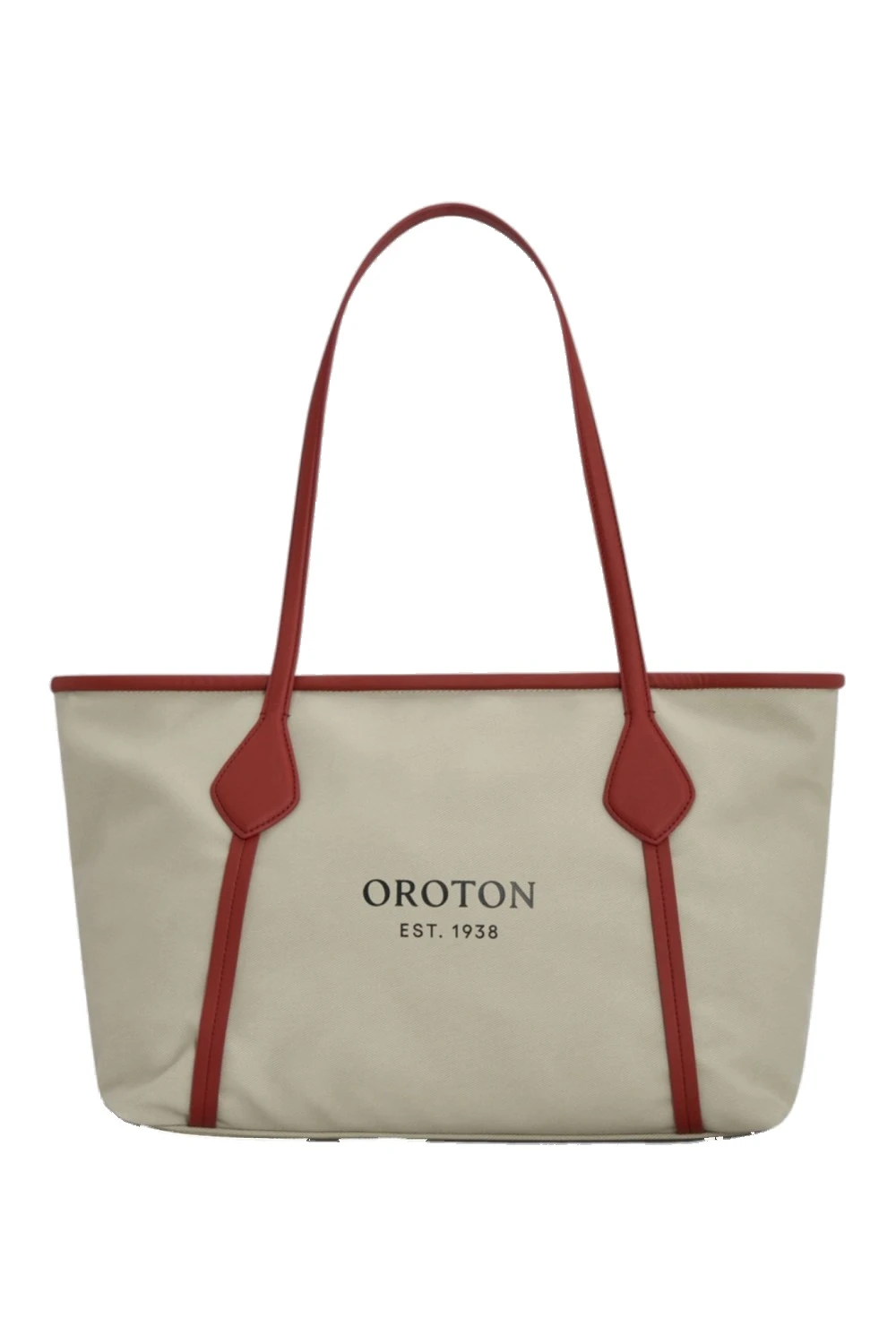 Oroton Ponza Canvas Medium Tote Dust Grey | Totes & Top-Handle Bags | Luxury Shoes Oroton Ponza Canvas Medium Tote Dust Grey