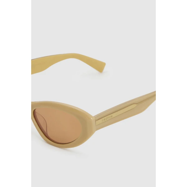 Oroton Remy Sunglasses Oatmeal, view 4