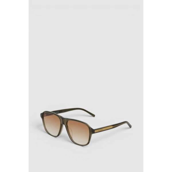 Oroton Rogue Sunglasses Eucalyptus, view 3