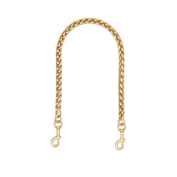 Romy Short Chain Strap Brass