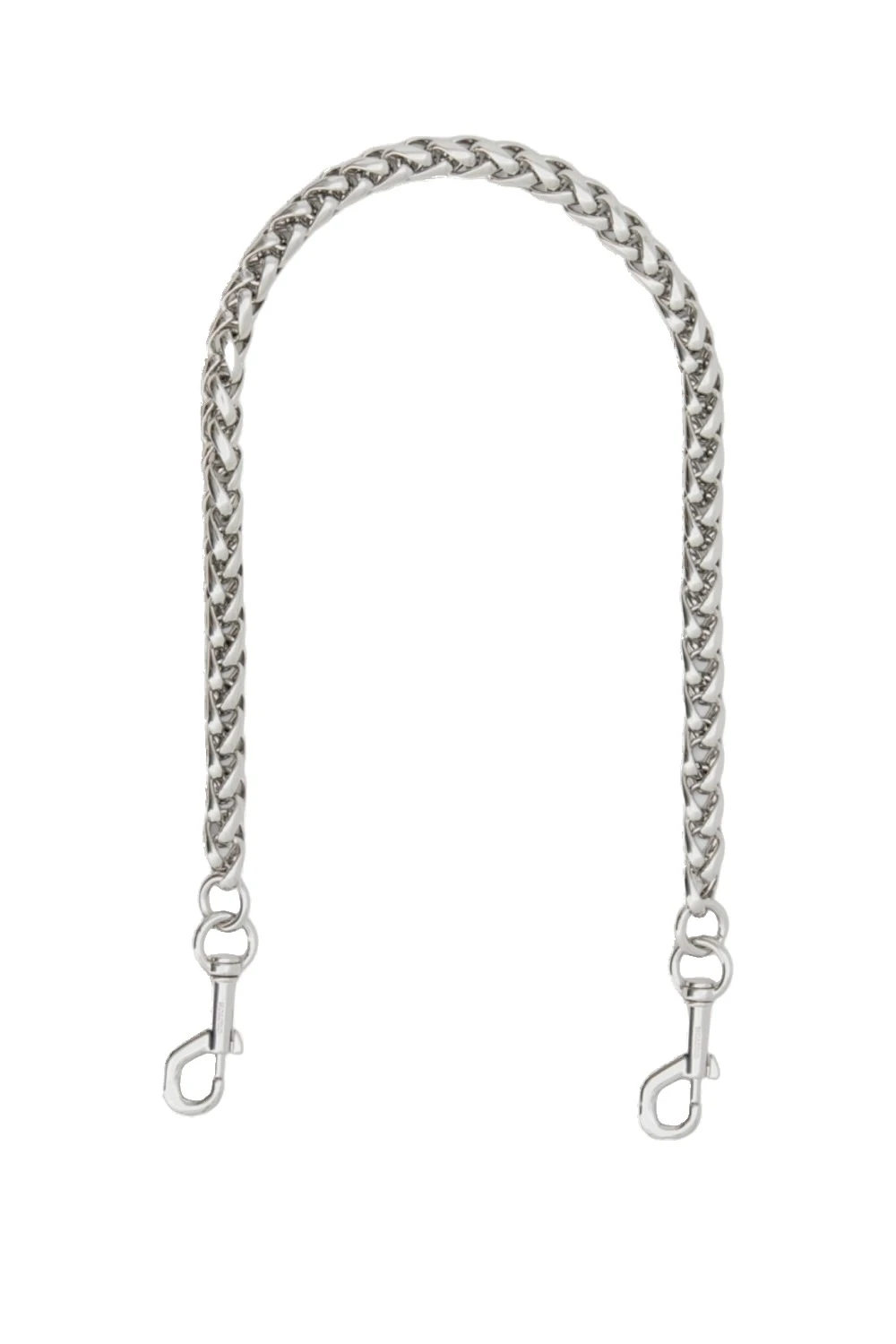 Oroton Romy Short Chain Strap Silver | Bag Straps | Luxury Shoes Oroton Romy Short Chain Strap Silver