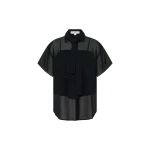 Oroton Scarf Detail Top Black | Blouse | Luxury Shoes Oroton Scarf Detail Top Black