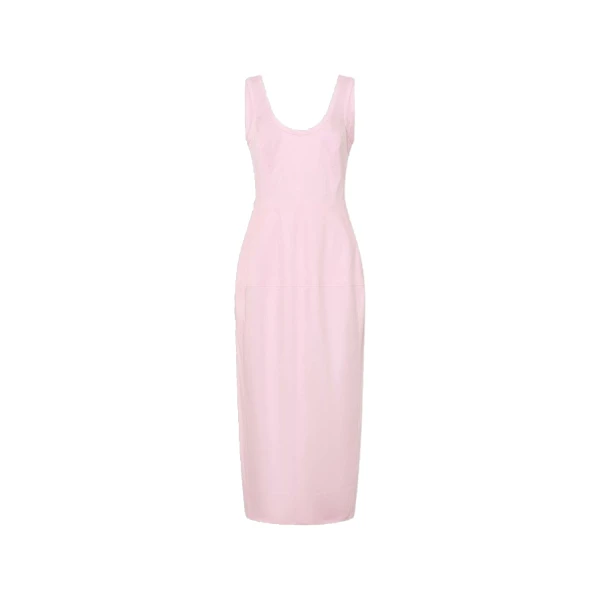 Sculpture Tank Dress Pink Rose
