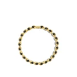 Oroton Sidney Necklace Black/Worn Gold