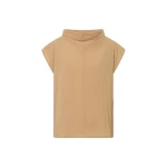 Oroton Soft Drape Shirt Butterscotch | Shirts | Luxury Shoes Oroton Soft Drape Shirt Butterscotch