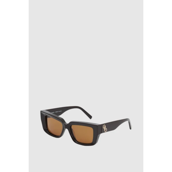 Oroton Spencer Sunglasses Chocolate, view 2