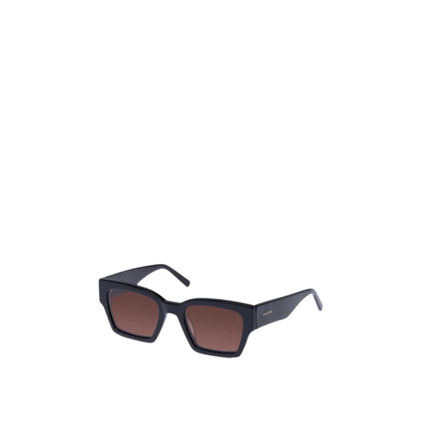 Oroton Stevie Bio Acetate Square Sunglasses Black