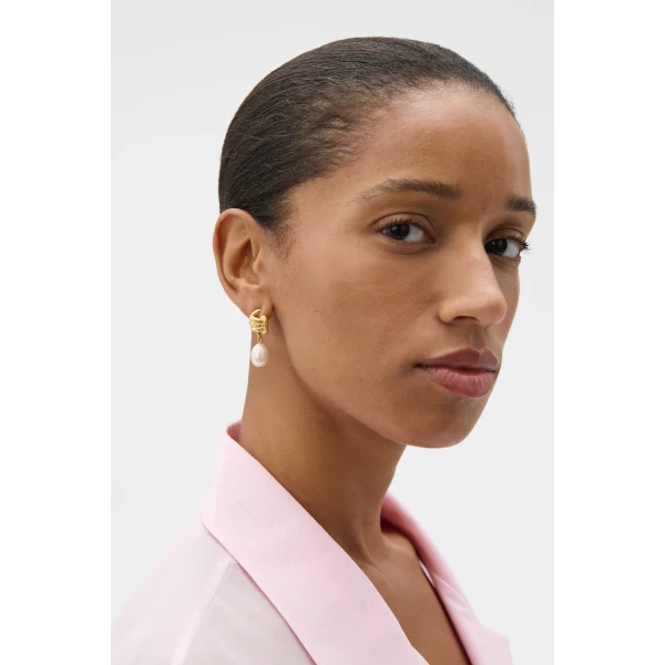 Oroton Vera Pearl Earrings Pearl, view 2