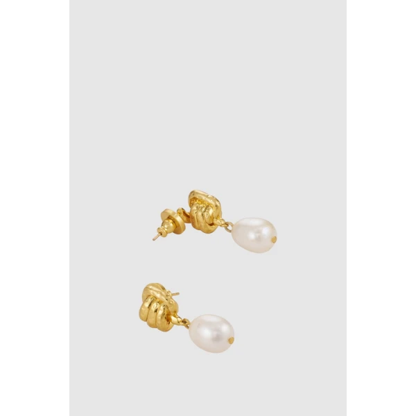 Oroton Vera Pearl Earrings Pearl, view 3