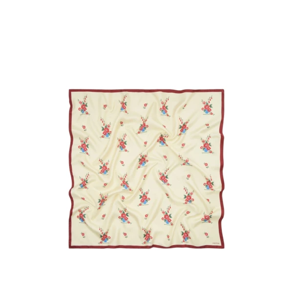 Wallpaper Floral Scarf Lemon