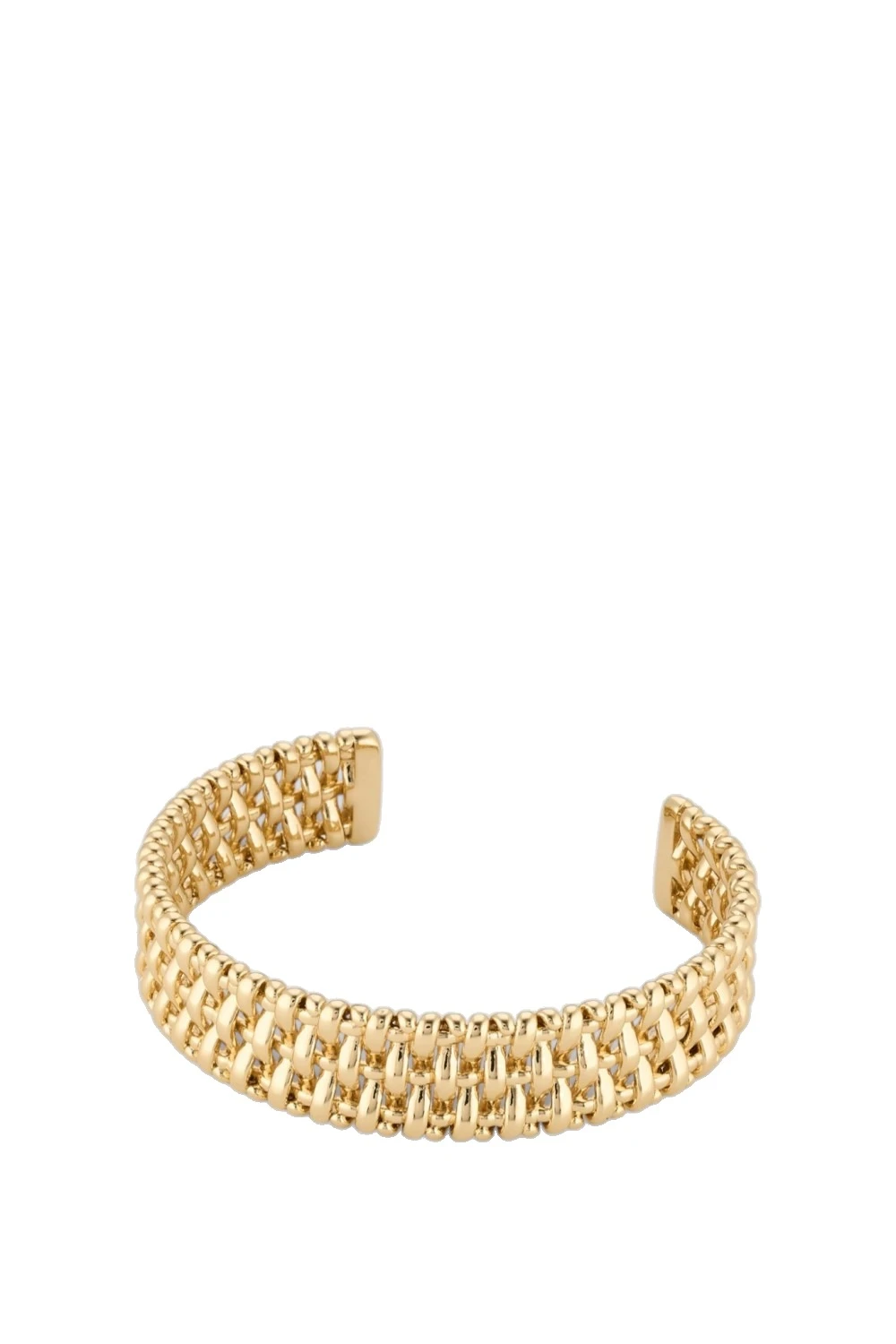 Oroton Wicker Cuff Gold | Bracelets | Luxury Shoes Oroton Wicker Cuff Gold