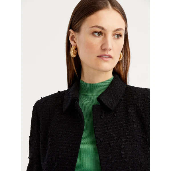 Oscar de la Renta Boucle Tweed Jacket, view 5