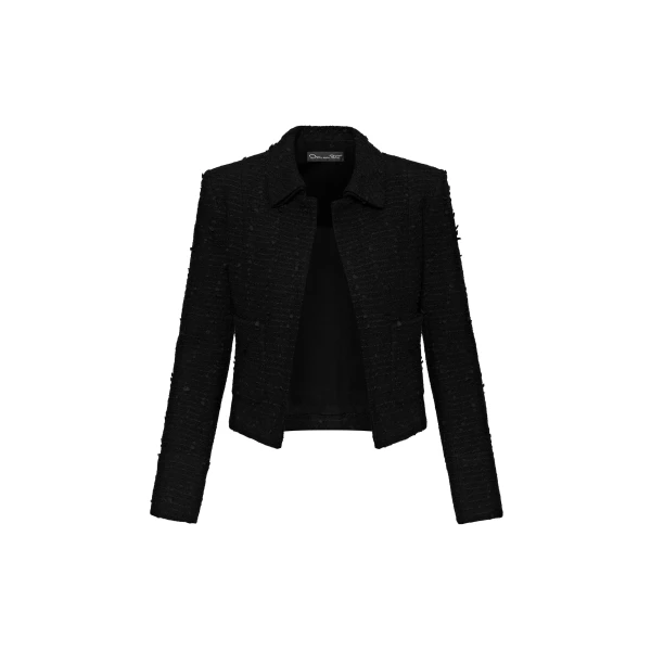 Oscar de la Renta Boucle Tweed Jacket