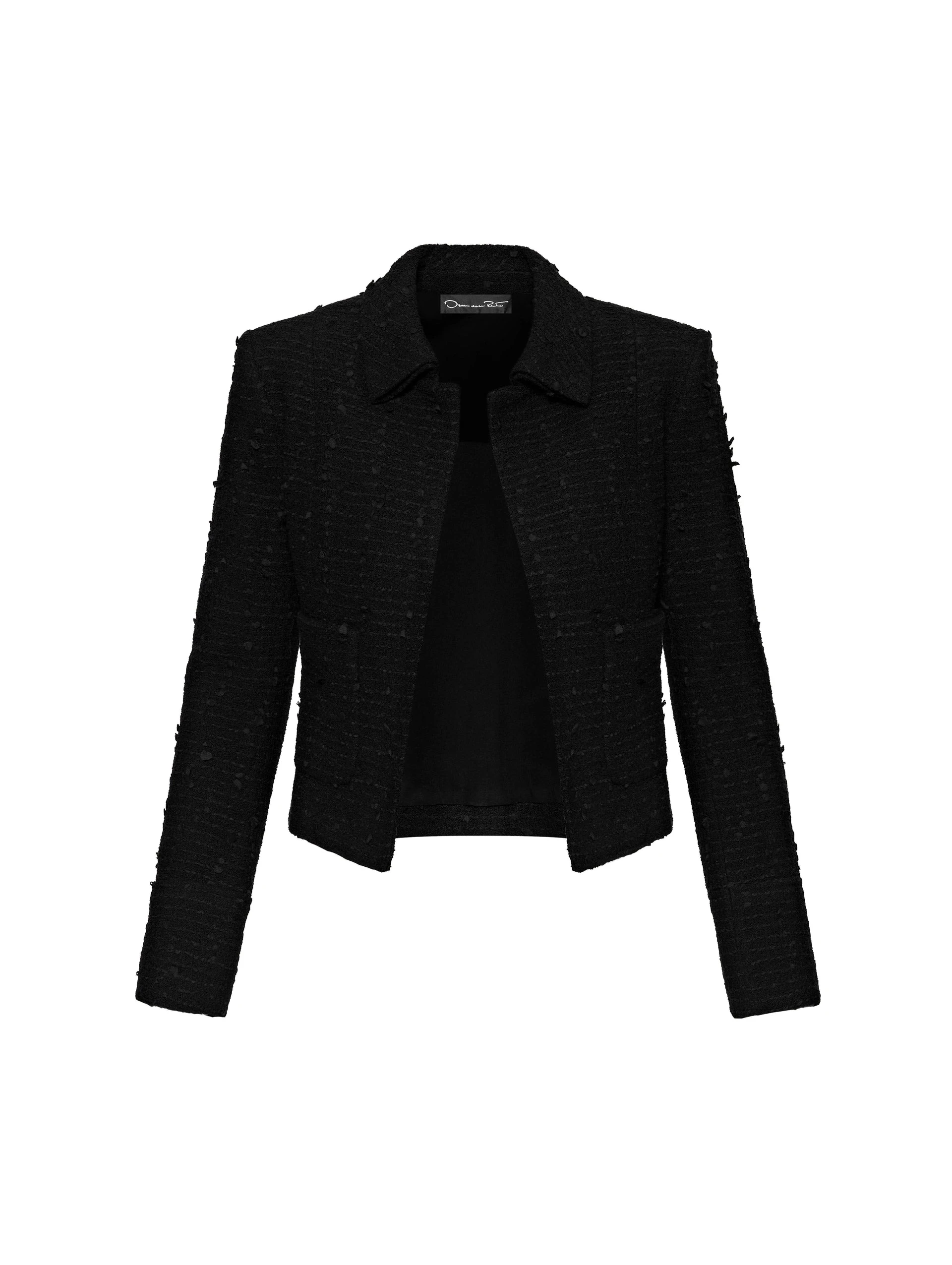 Oscar de la Renta Boucle Tweed Jacket | Jackets | Luxury Shoes Oscar de la Renta Boucle Tweed Jacket