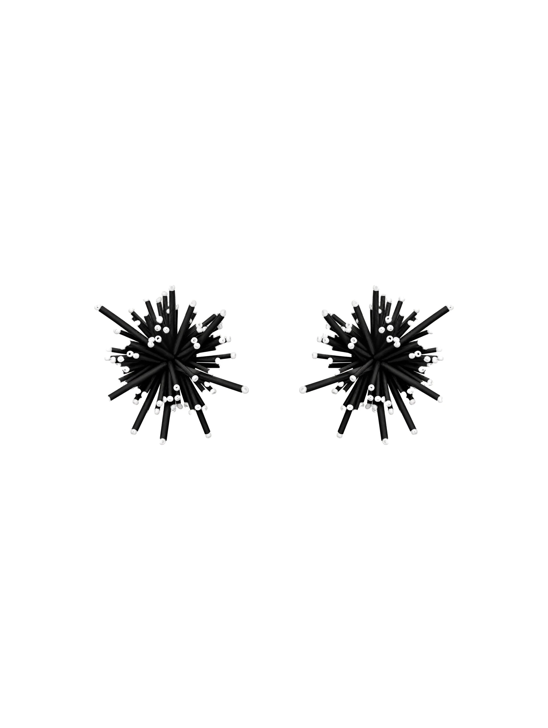 Oscar de la Renta Bugle Bead Firework Stud Earrings | Jewelry | Luxury Shoes Oscar de la Renta Bugle Bead Firework Stud Earrings