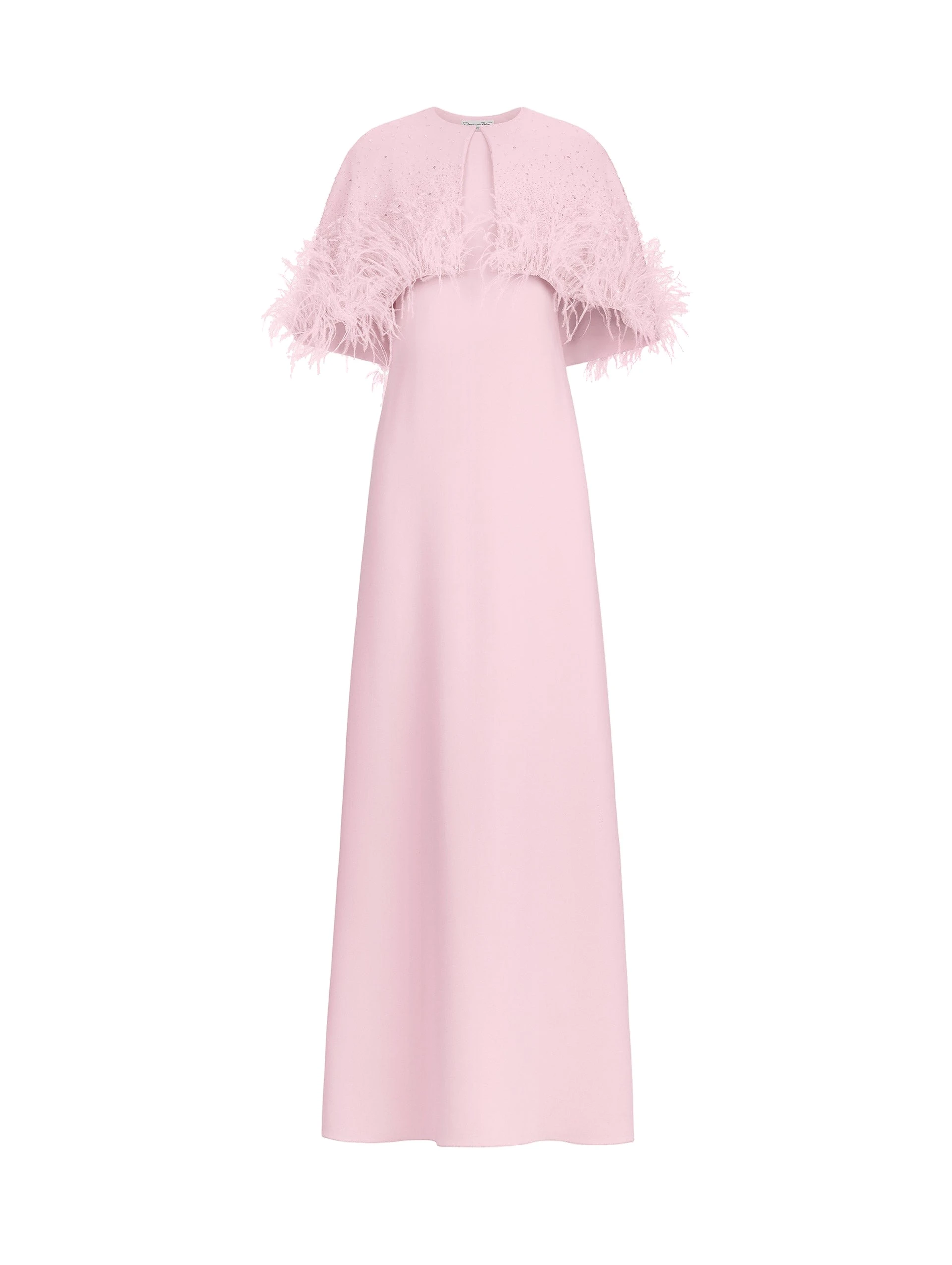 Oscar de la Renta Cape Mixed Beaded Embroidered Caftan | Kimono | Luxury Shoes Oscar de la Renta Cape Mixed Beaded Embroidered Caftan
