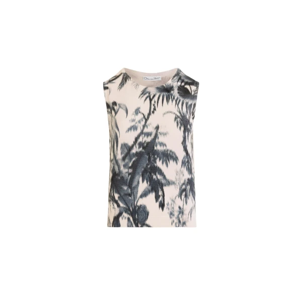Chiné Palm Leaves Tank
