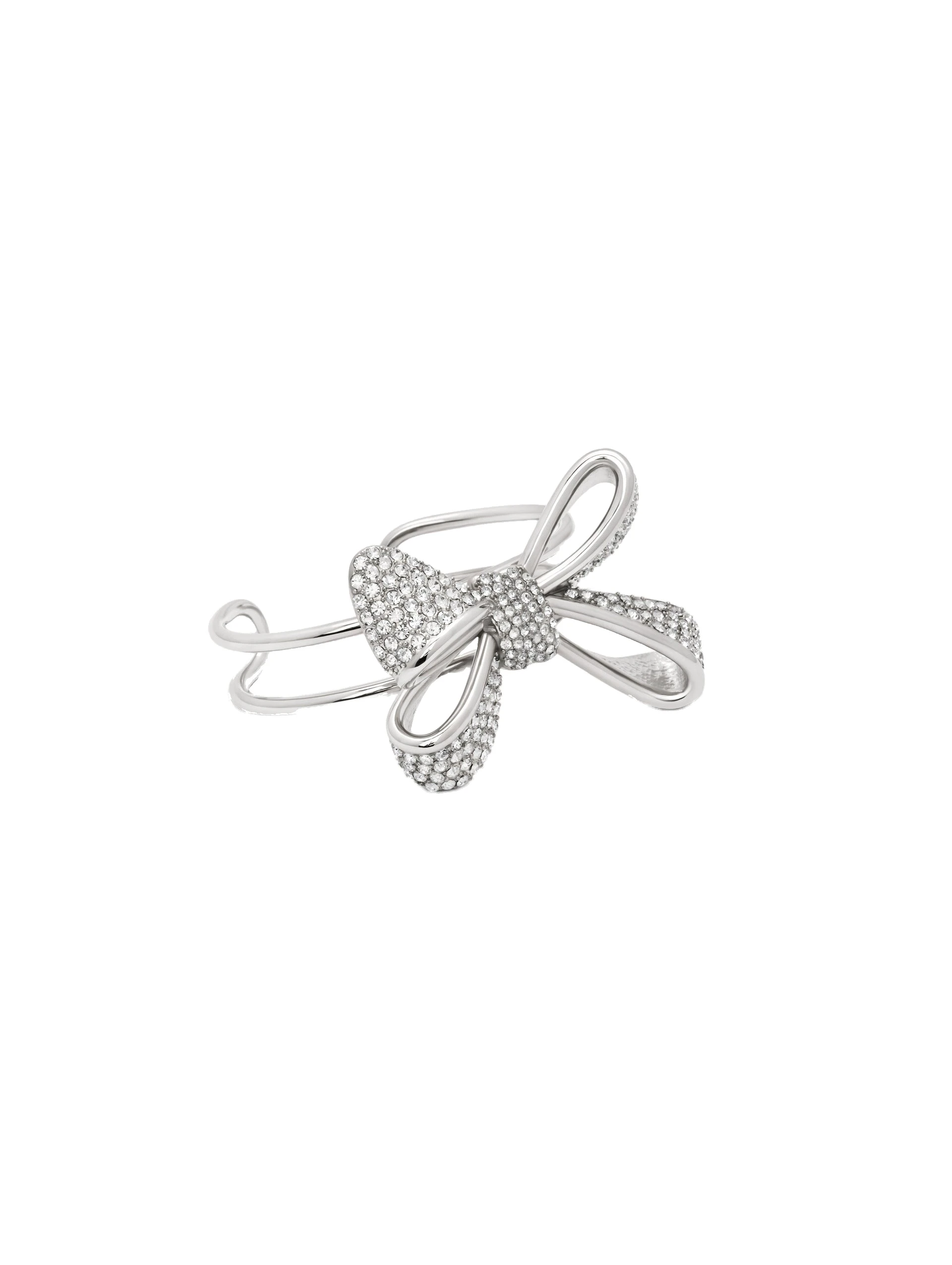 Oscar de la Renta Crystal Pavé Bow Cuff Bracelet | Jewelry | Luxury Shoes Oscar de la Renta Crystal Pavé Bow Cuff Bracelet