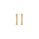 Oscar de la Renta Crystal Sphere Drop Earrings
