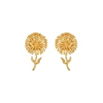 Oscar de la Renta Daisy Clip-On Earrings