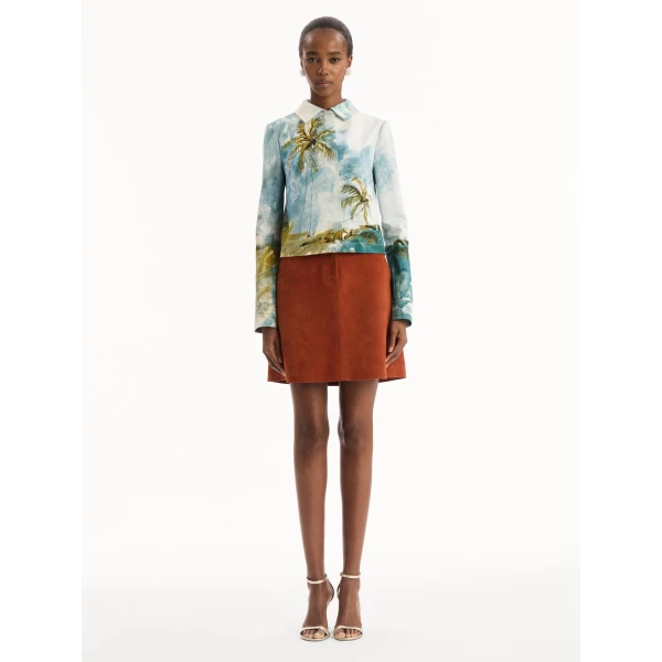 Oscar de la Renta Dominican Landscape Jacket, view 3