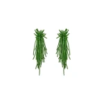 Oscar de la Renta Firework Tassel Earrings in Fern