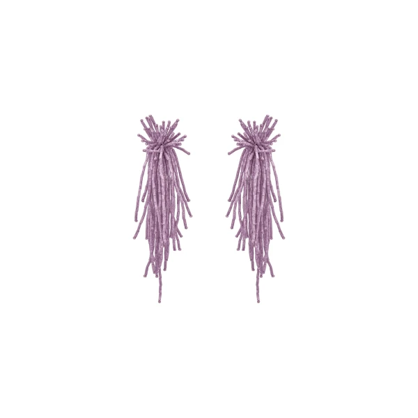Oscar de la Renta Firework Tassel Earrings