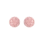 Oscar de la Renta Flower Pompom Large Earrings