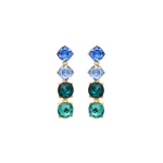 Oscar de la Renta Gallery Drop Earrings in Multi