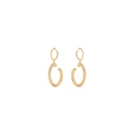 Oscar de la Renta O Drop Earrings