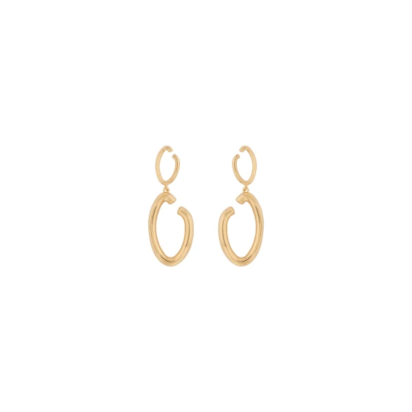 Oscar de la Renta O Drop Earrings