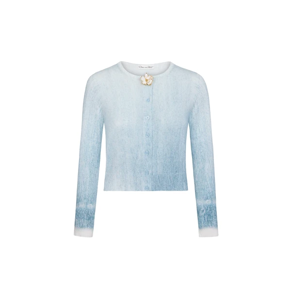 Ombré Button-Detailed Cardigan