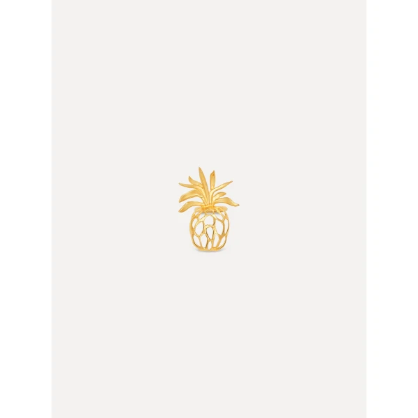 Oscar de la Renta Openwork Pineapple Ring, view 3