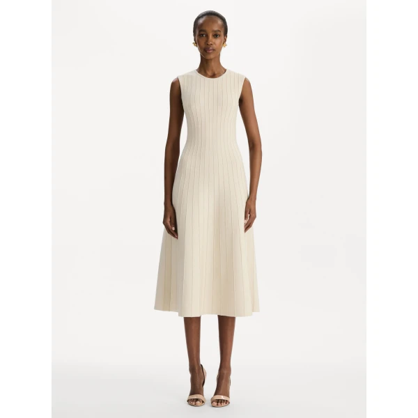 Oscar de la Renta Ottoman Knit Dress