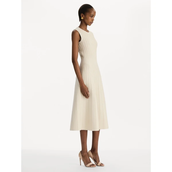 Oscar de la Renta Ottoman Knit Dress