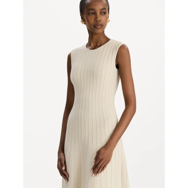 Oscar de la Renta Ottoman Knit Dress